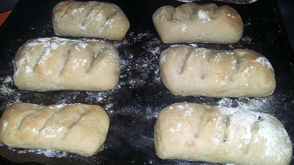 recette Petits pains Ciabatta au thermomix