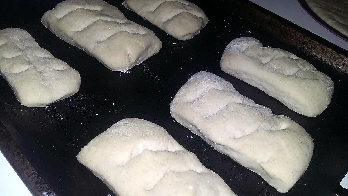 recette Petits pains Ciabatta au thermomix