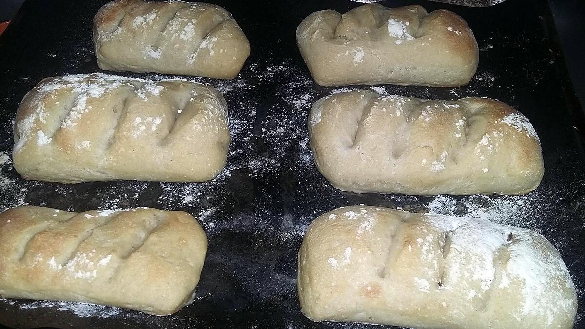 recette Petits pains Ciabatta au thermomix