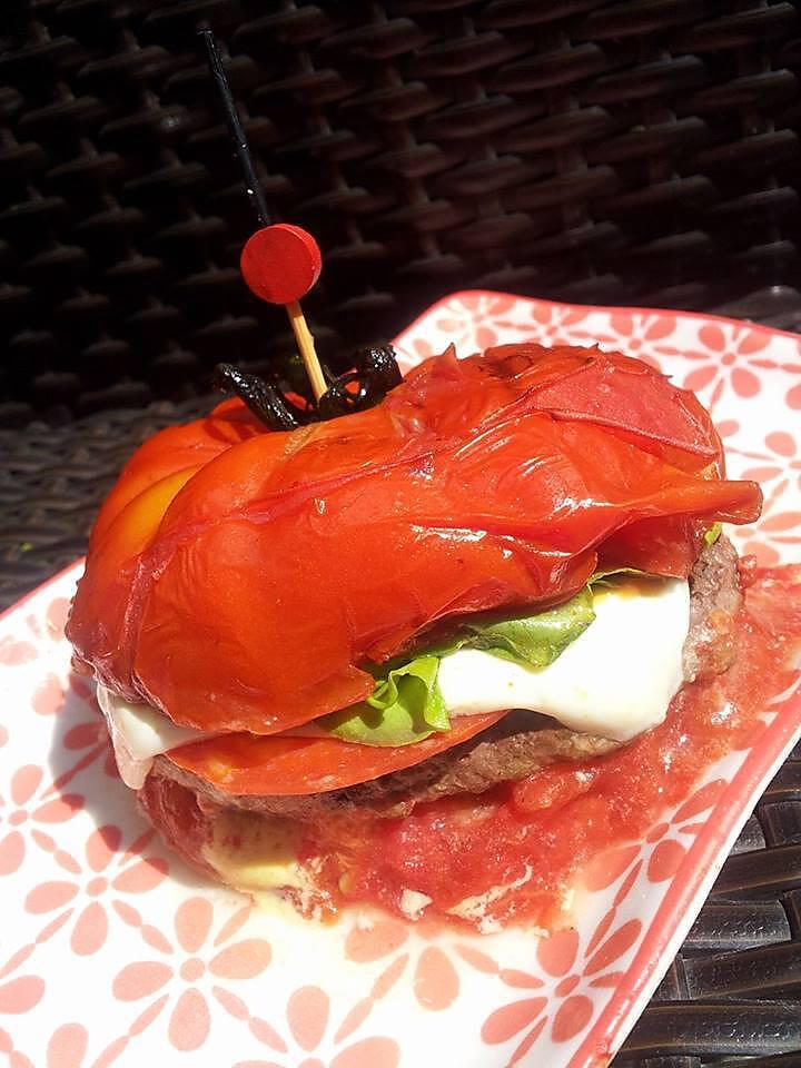 recette Burger de tomate