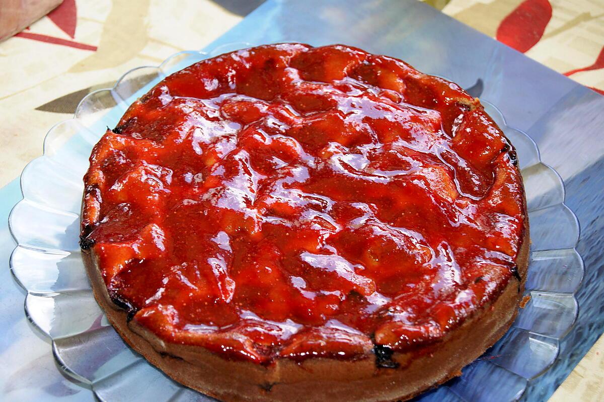 recette Gâteau aux fraises et sucre candy