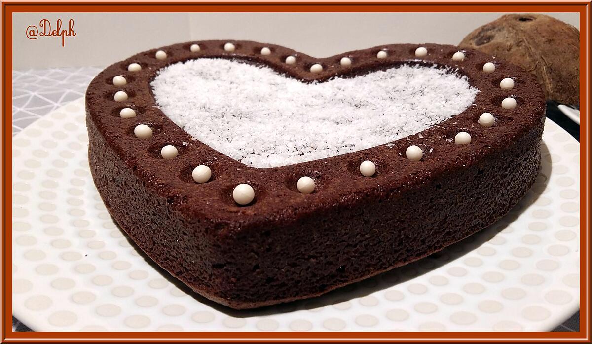 recette Fondant chocolat noix de coco