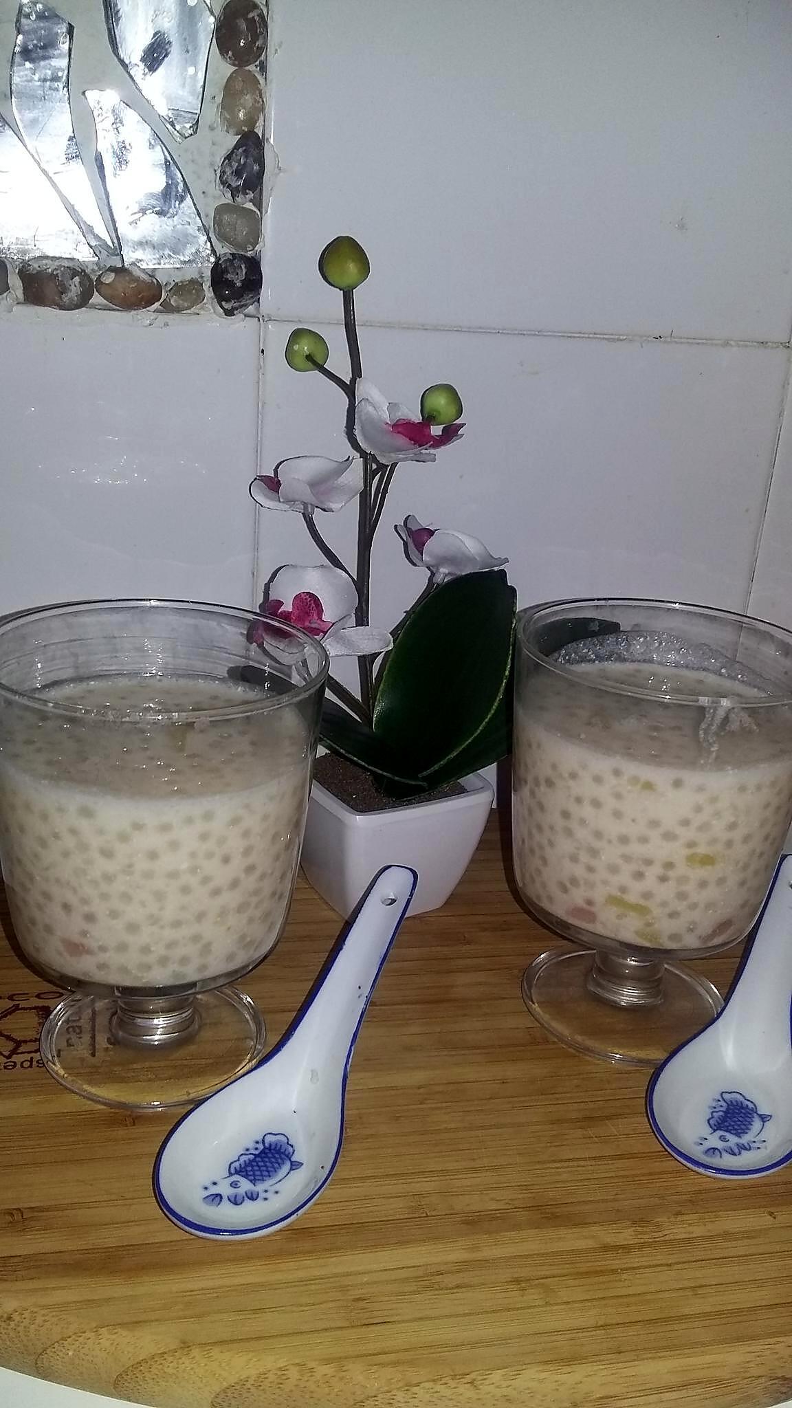 recette Dessert asiatique au tapioca et a la mangue