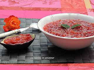 recette Compote cerises et pommes