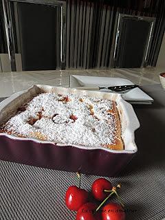 recette Gâteau mousse aux cerises