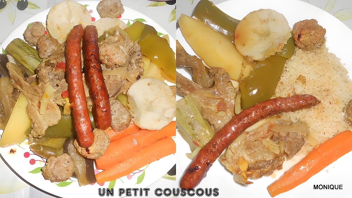 recette MON PETIT COUSCOUS (de petits restes)