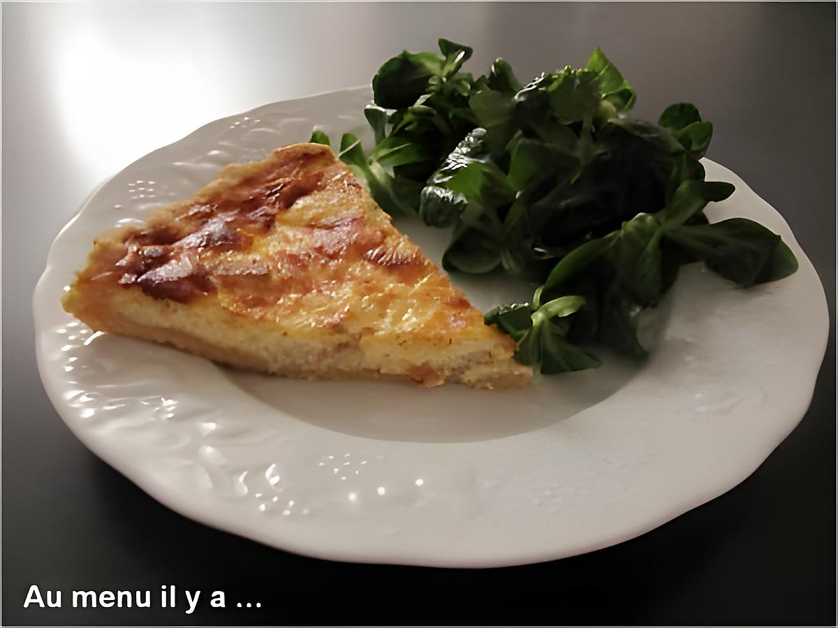 recette Quiche Loraine au tofu fumé