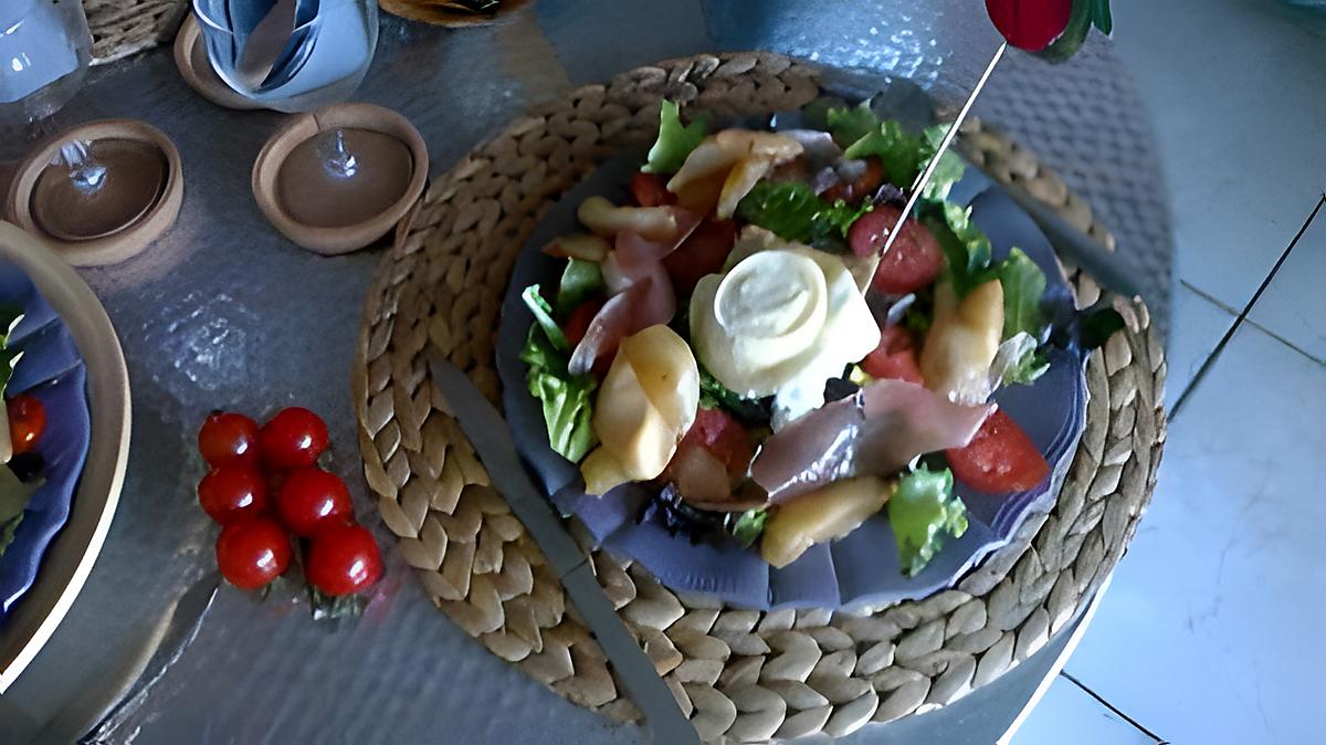 recette Salade au chèvre chaud et miel