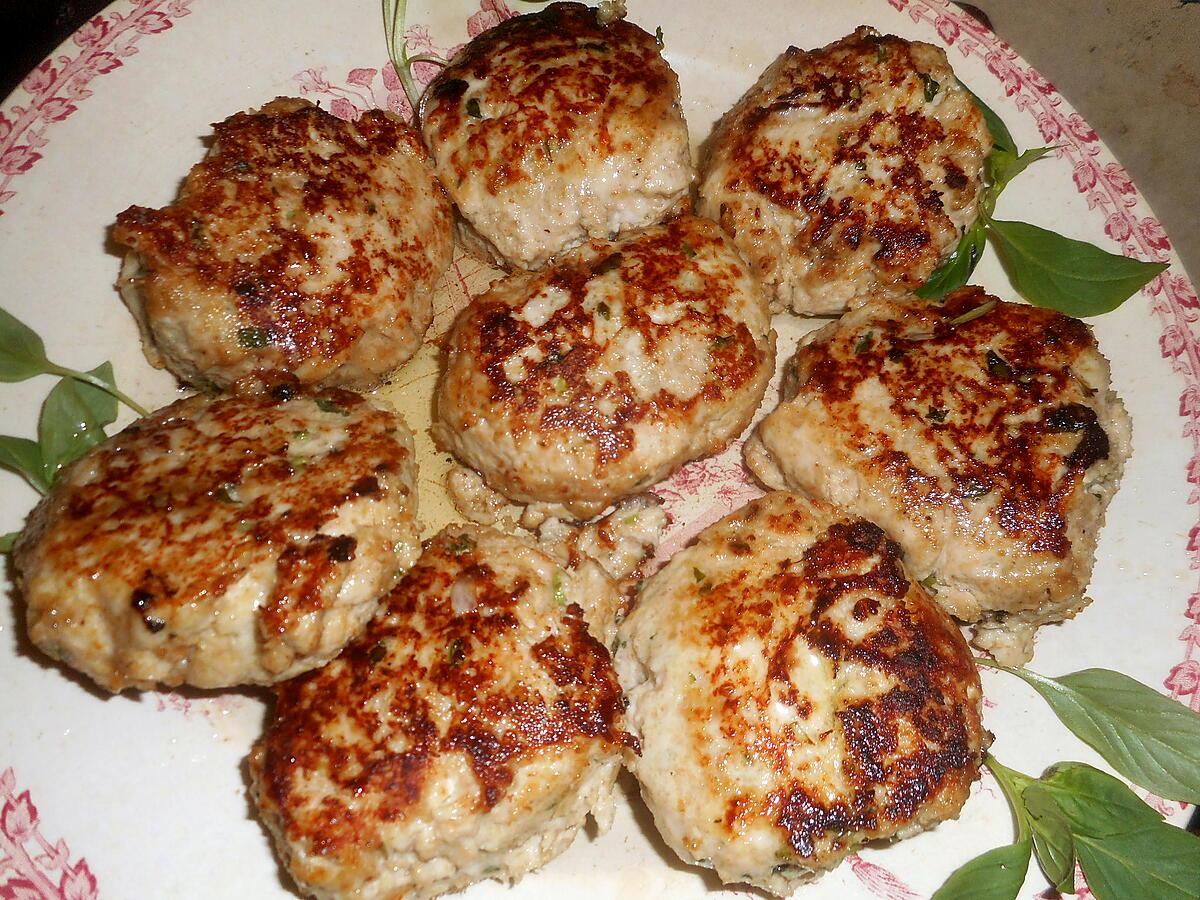 recette Steak haché de poulet à la japonaise