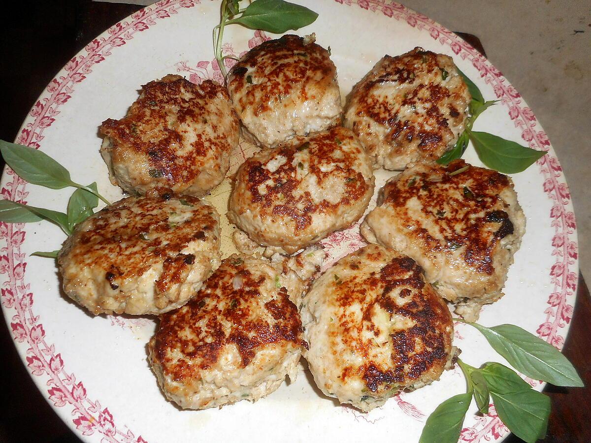 recette Steak haché de poulet à la japonaise