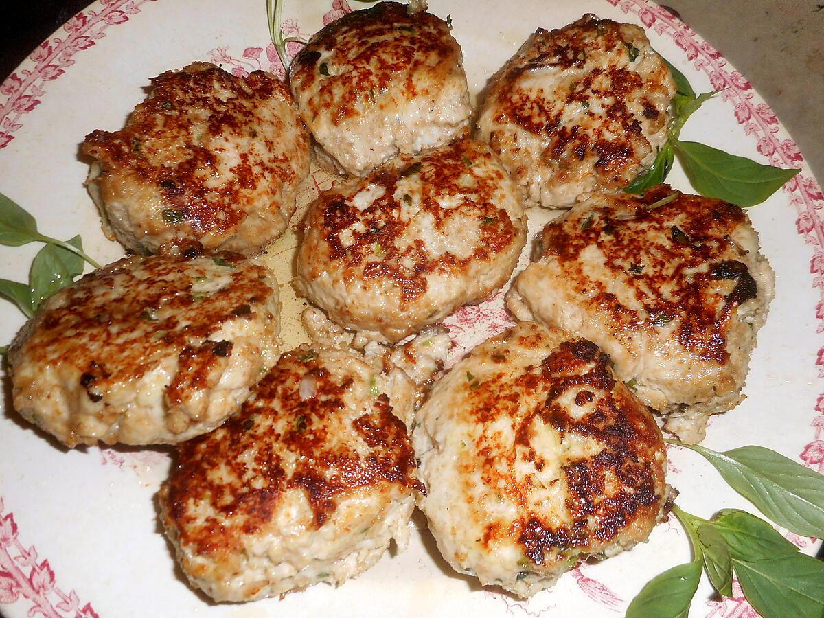 recette Steak haché de poulet à la japonaise