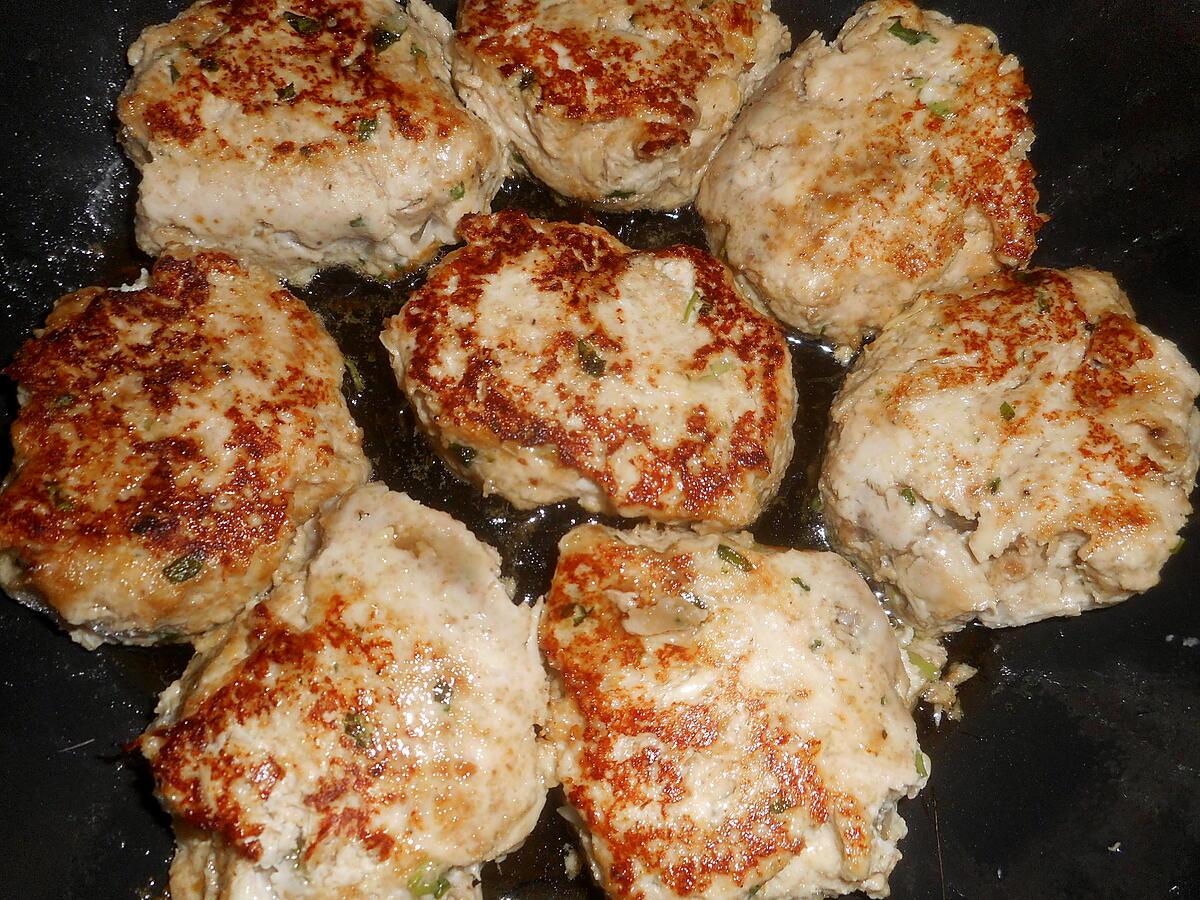 recette Steak haché de poulet à la japonaise