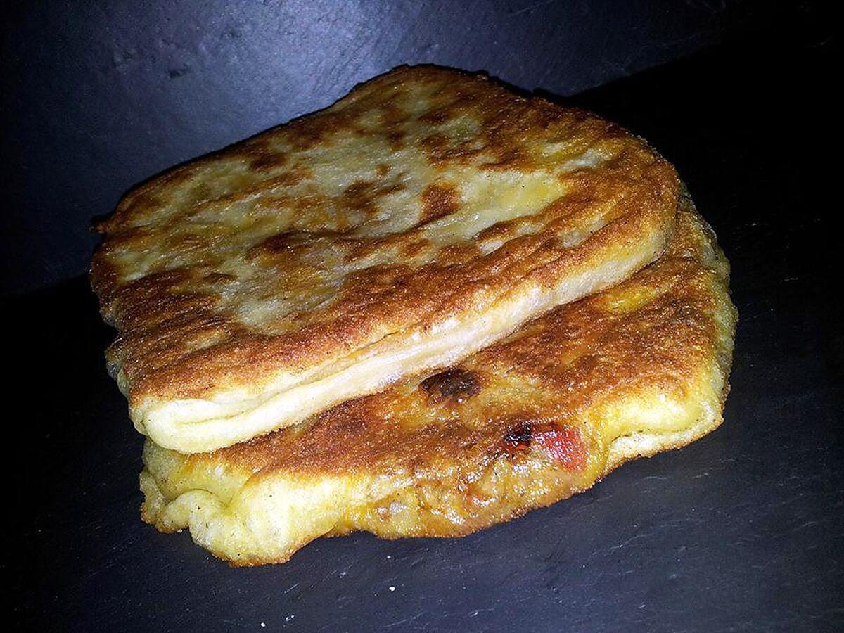 recette Msemens (crêpes feuilletés marocaine)farcis