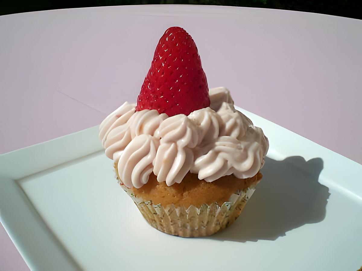 recette Cupcake a la fraise