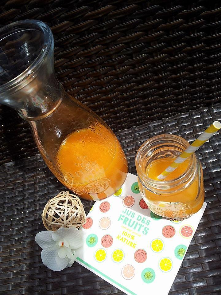 recette Nectar d'abricots vanillé fait maison