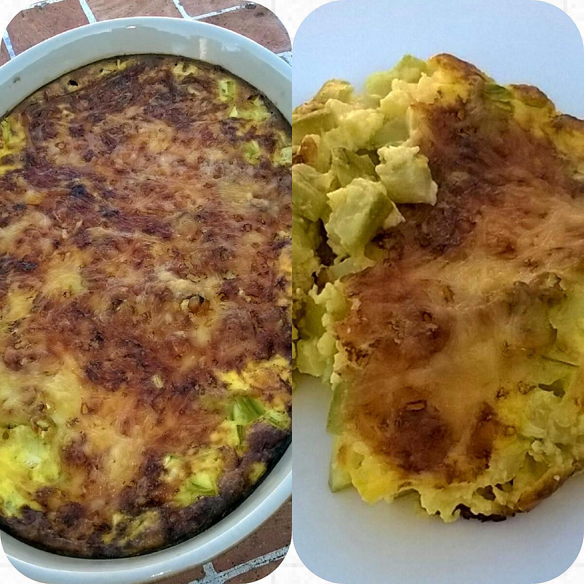 recette Gratin de courgettes