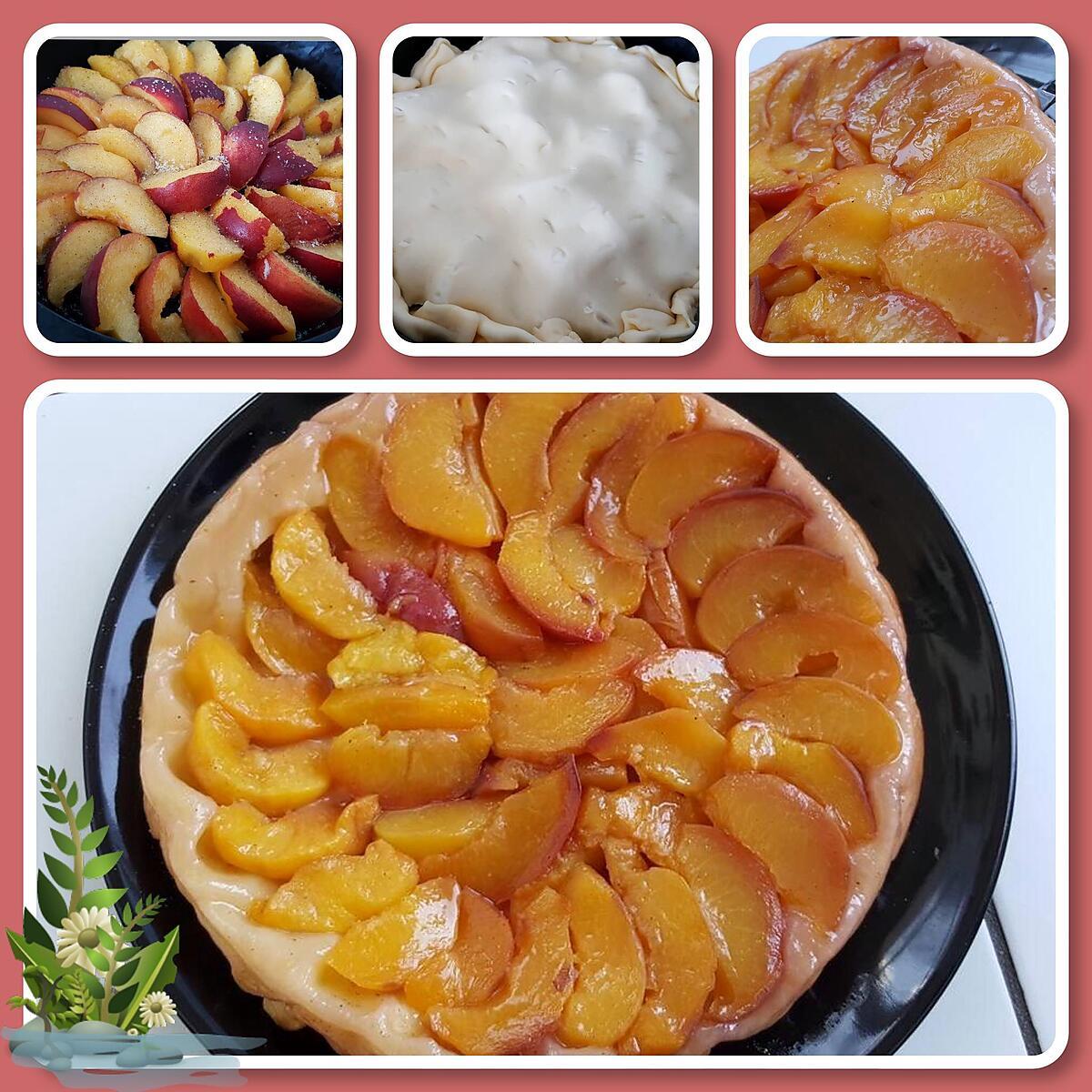 recette Tarte tatin aux pêches