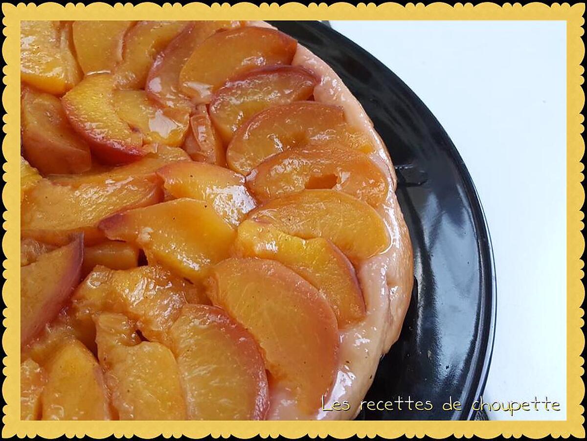 recette Tarte tatin aux pêches