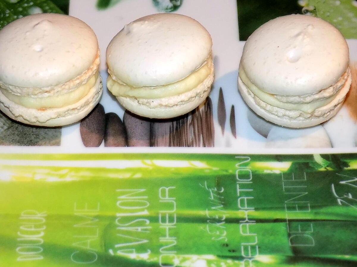 recette Macarons vanille tonka