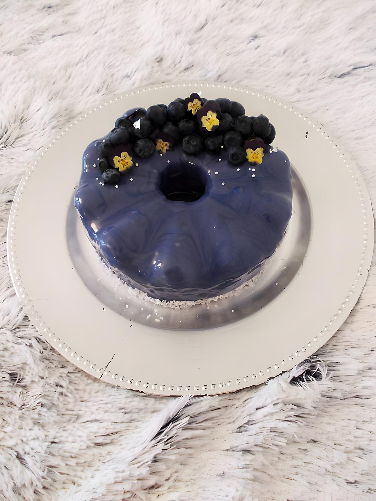 recette Entremet coco myrtille