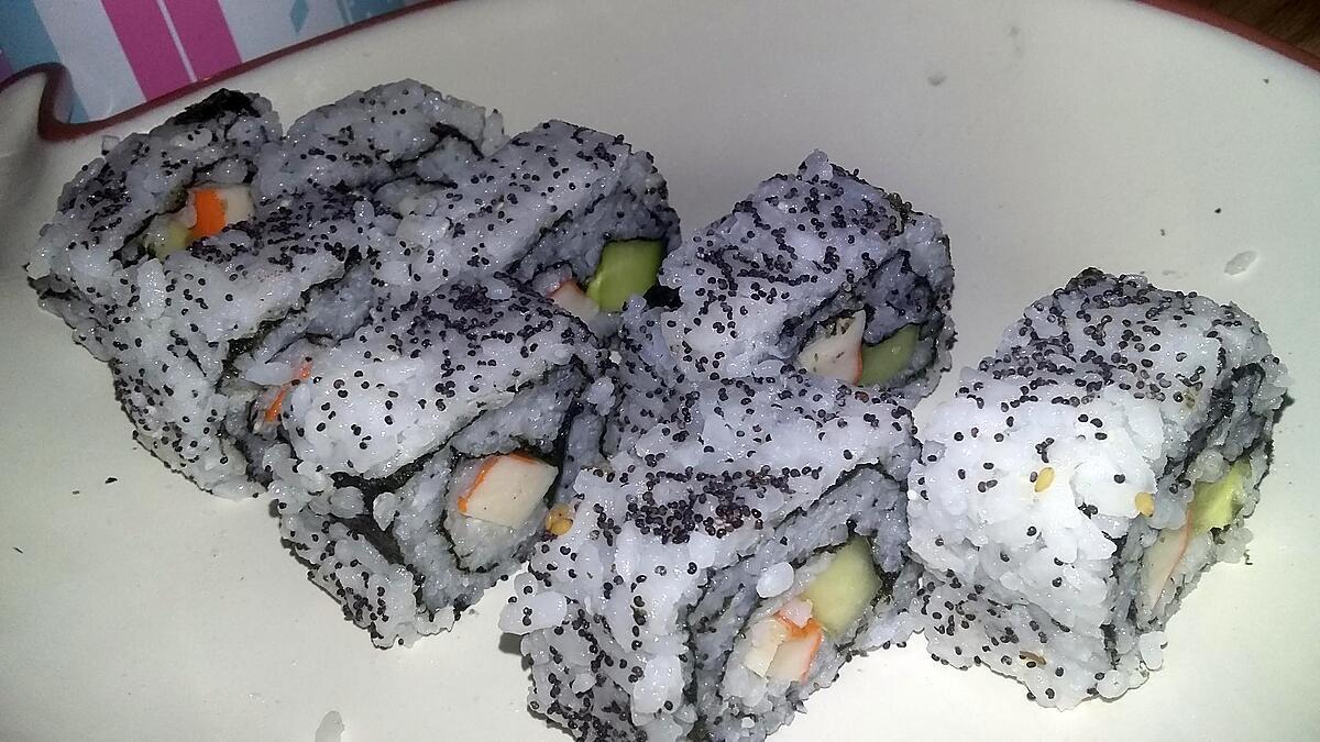 recette Uramaki sushis maison