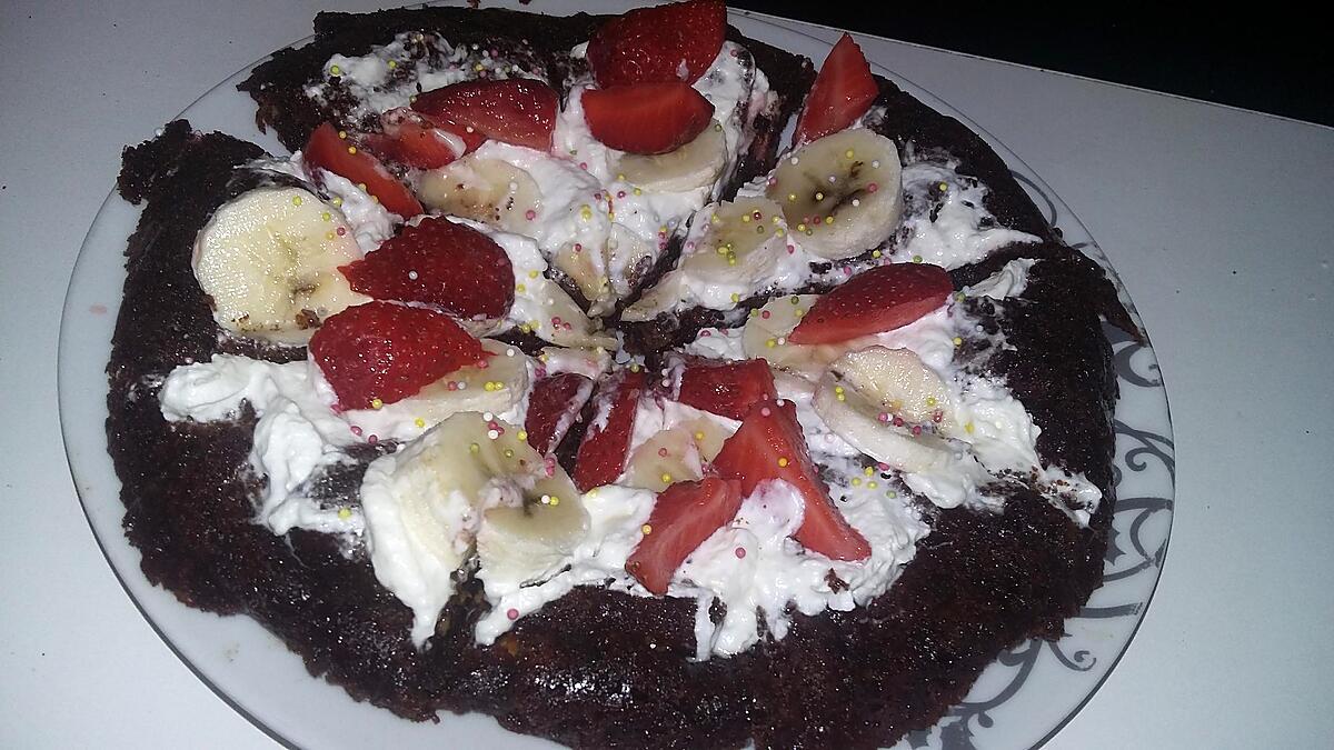 recette Brownies Pizza