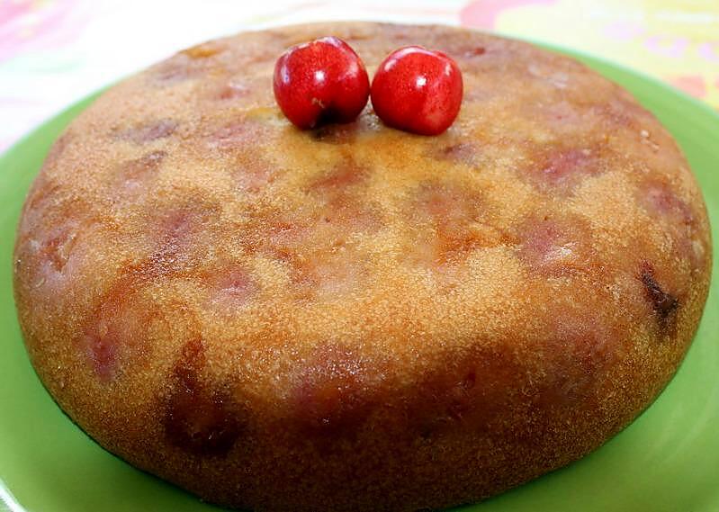 recette CLAFOUTIS AUX  CERISES à ma façon AU COOKEO