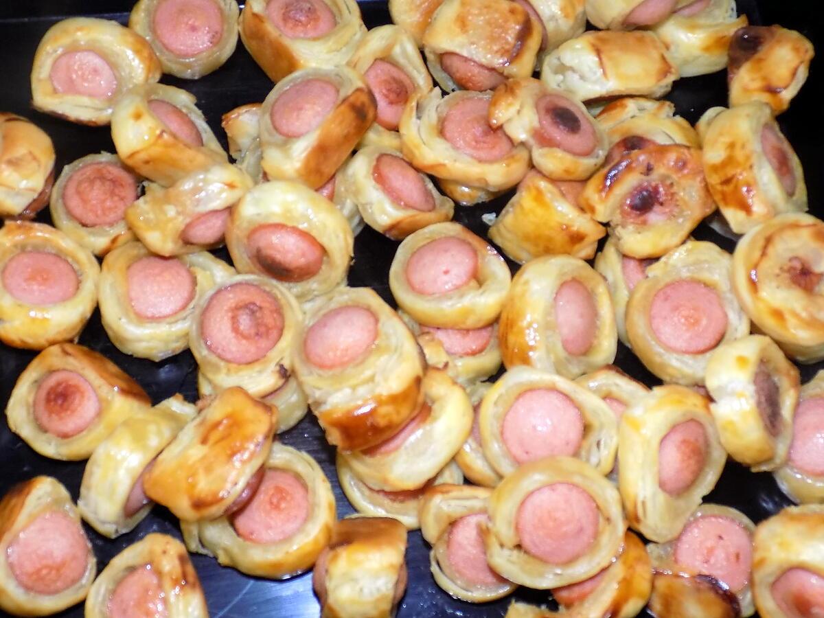 recette Feuilletés knackis