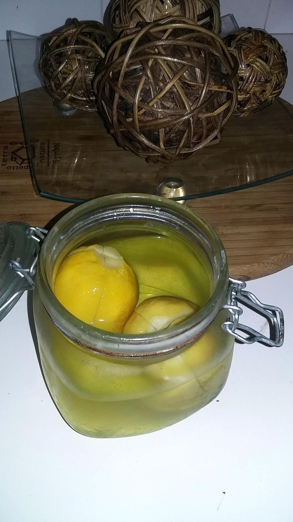recette Citrons confits au sel maison