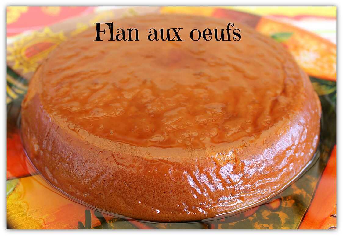 Recette de FLAN aux ŒUFS au COOKEO