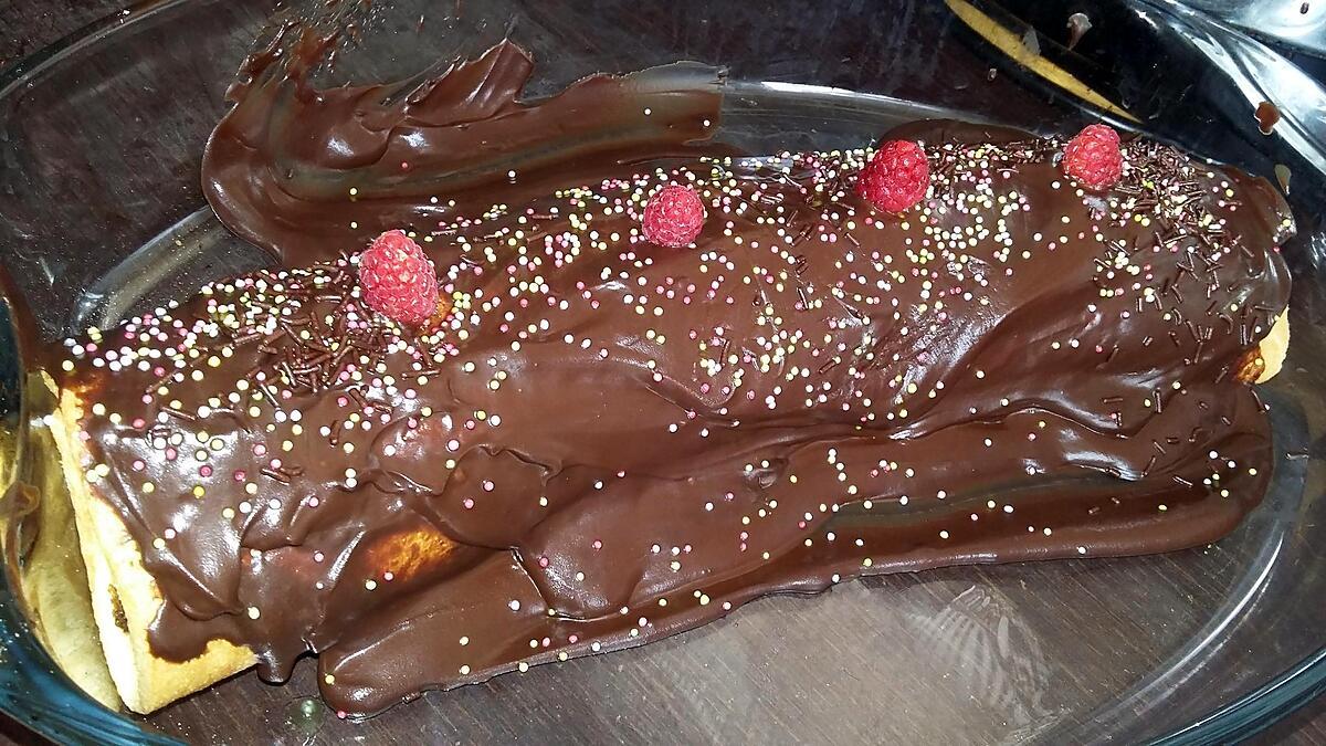 recette Bûche au chocolat et au Nutella de TONTON