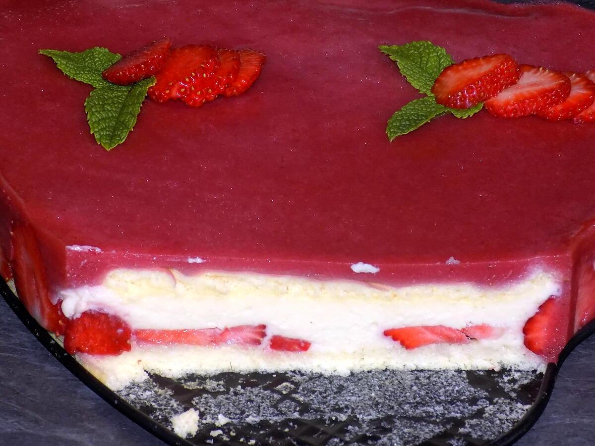 recette Fraisier allégé (compatible dukan)