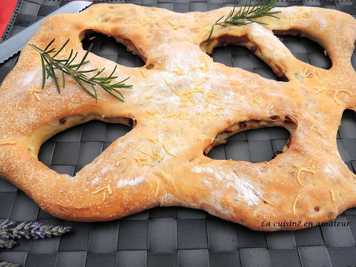 recette Fougasse lardons