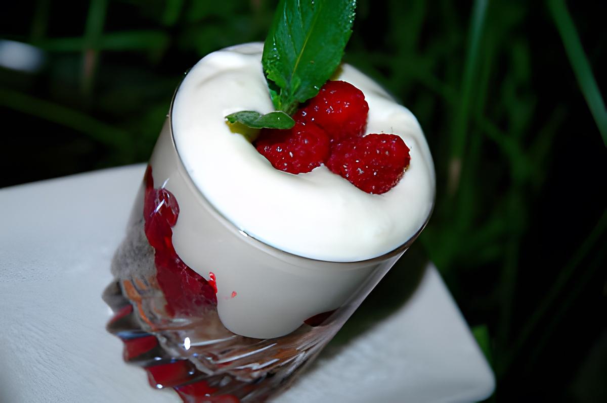 recette Tiramisu aux framboises