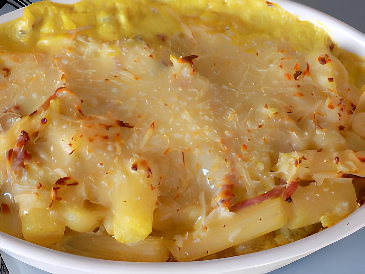 recette Gratin de salsifis au curry