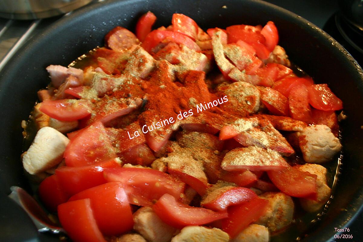 recette Jam balaya Cajun ou la Paella de nos ancêtres Acadiens de Louisiane