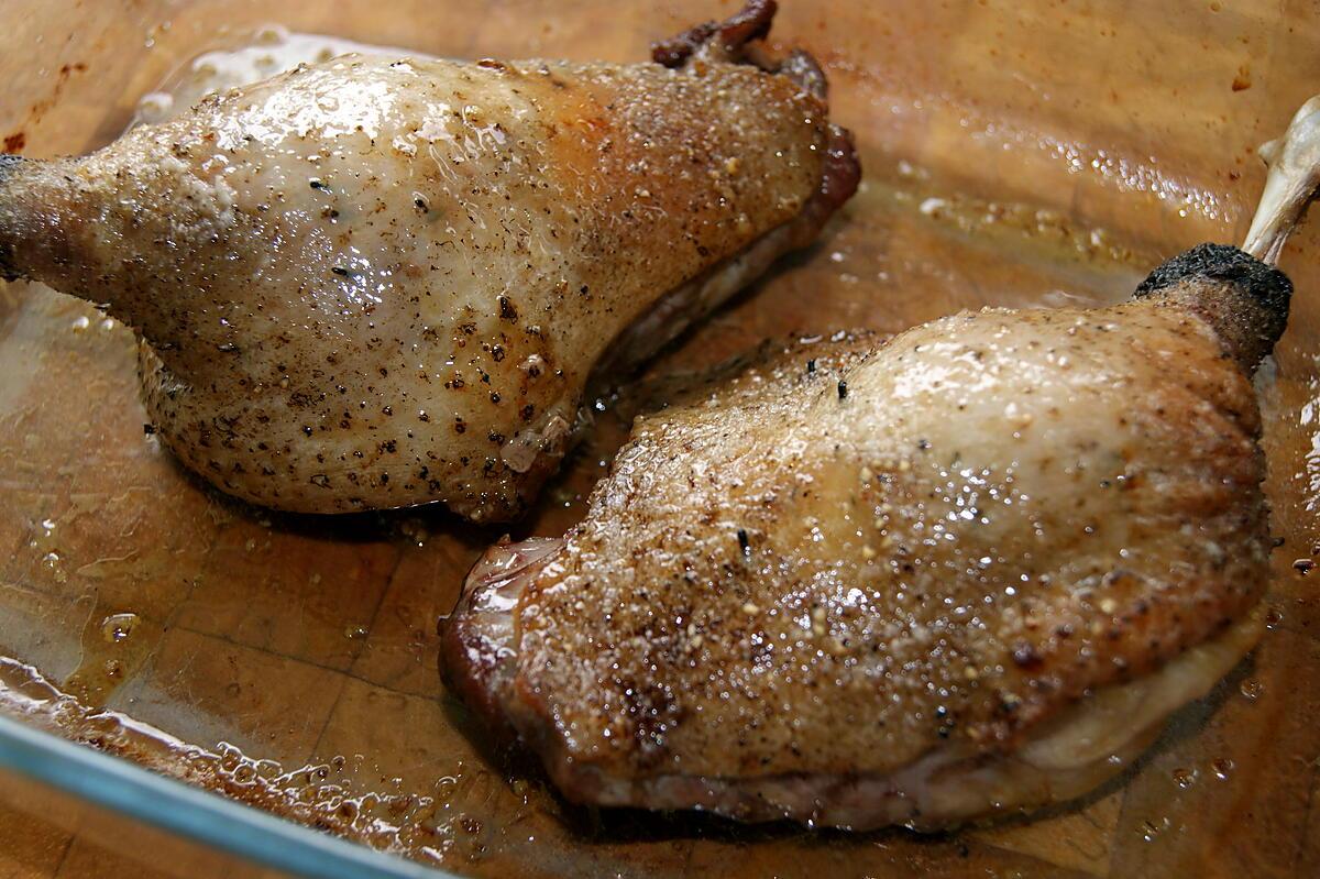 recette Cuisses de canard à la ratatouille