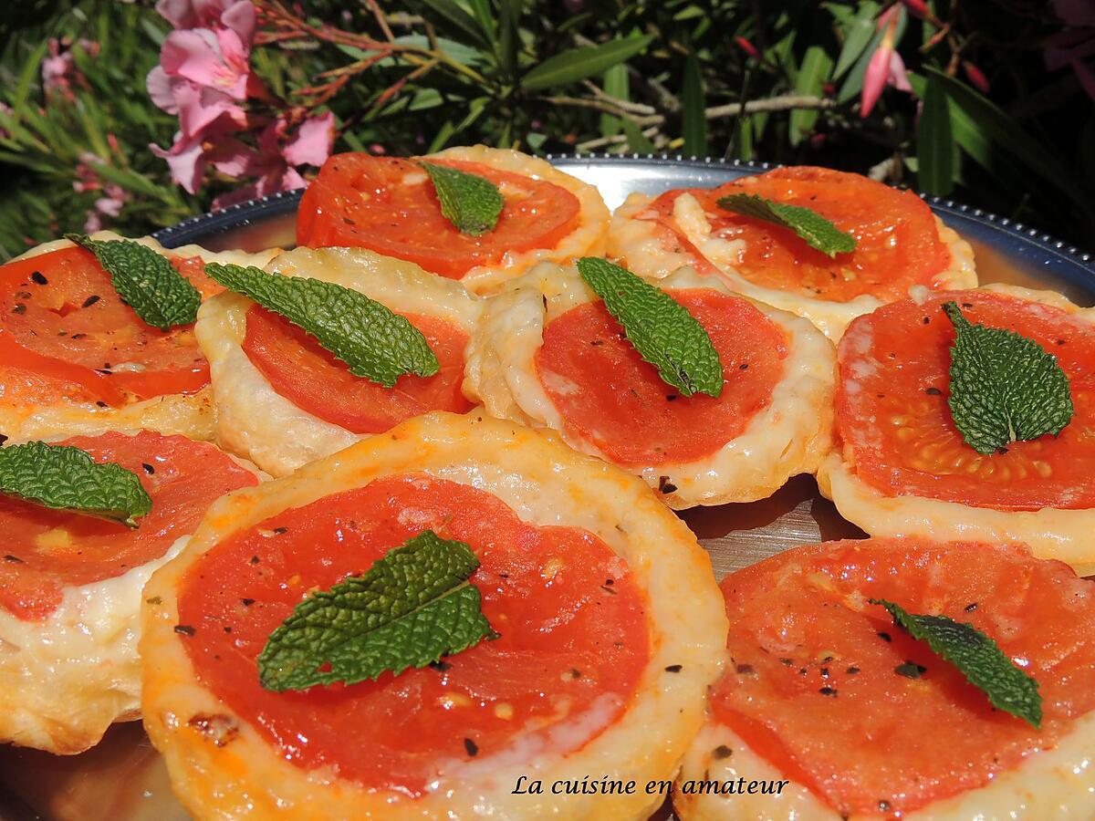 recette Mini Tatin tomate mozzarella