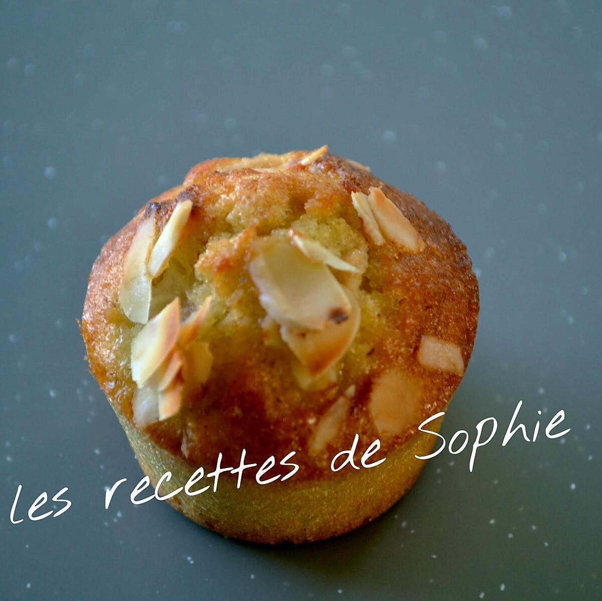 recette Muffins poires et amandes