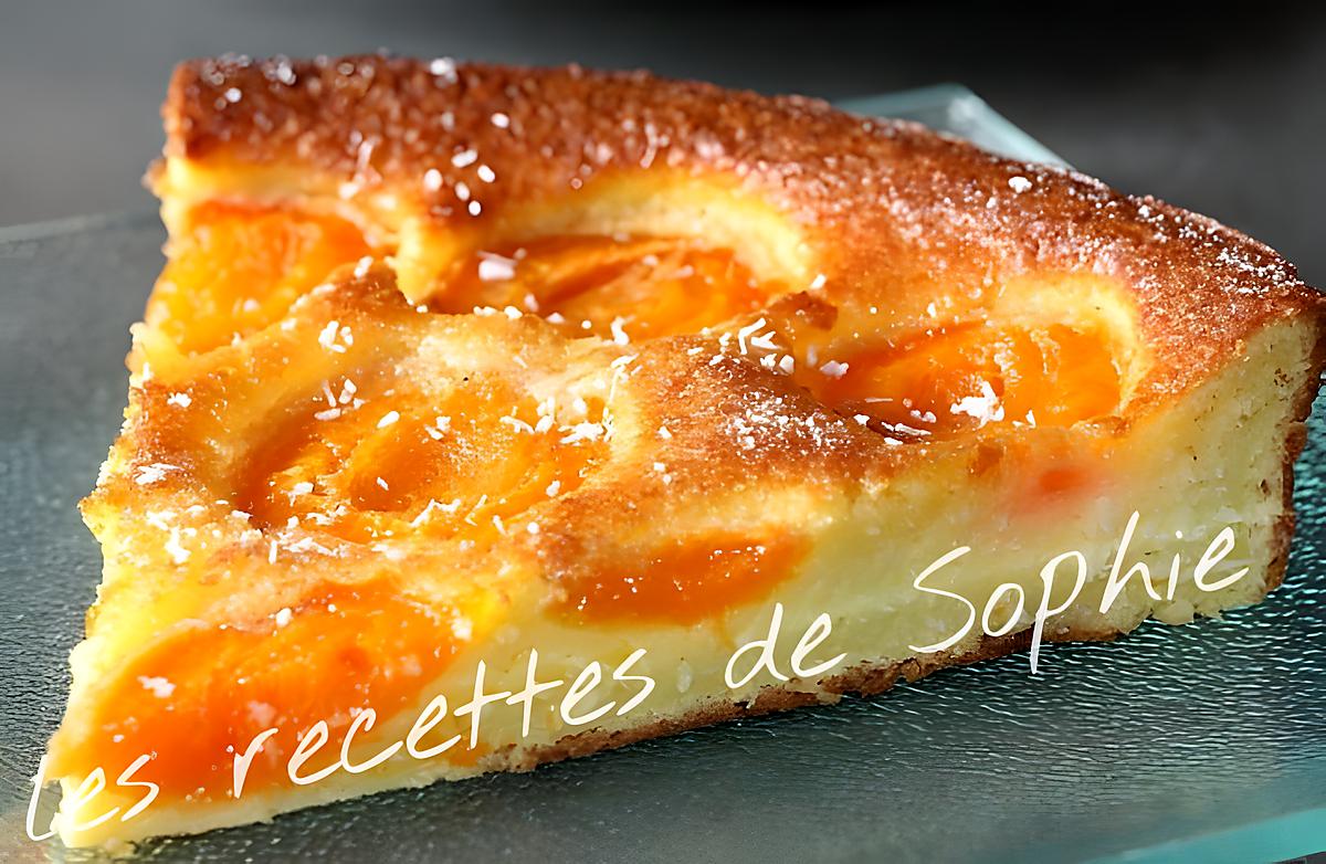 recette clafoutis vanillé aux abricots