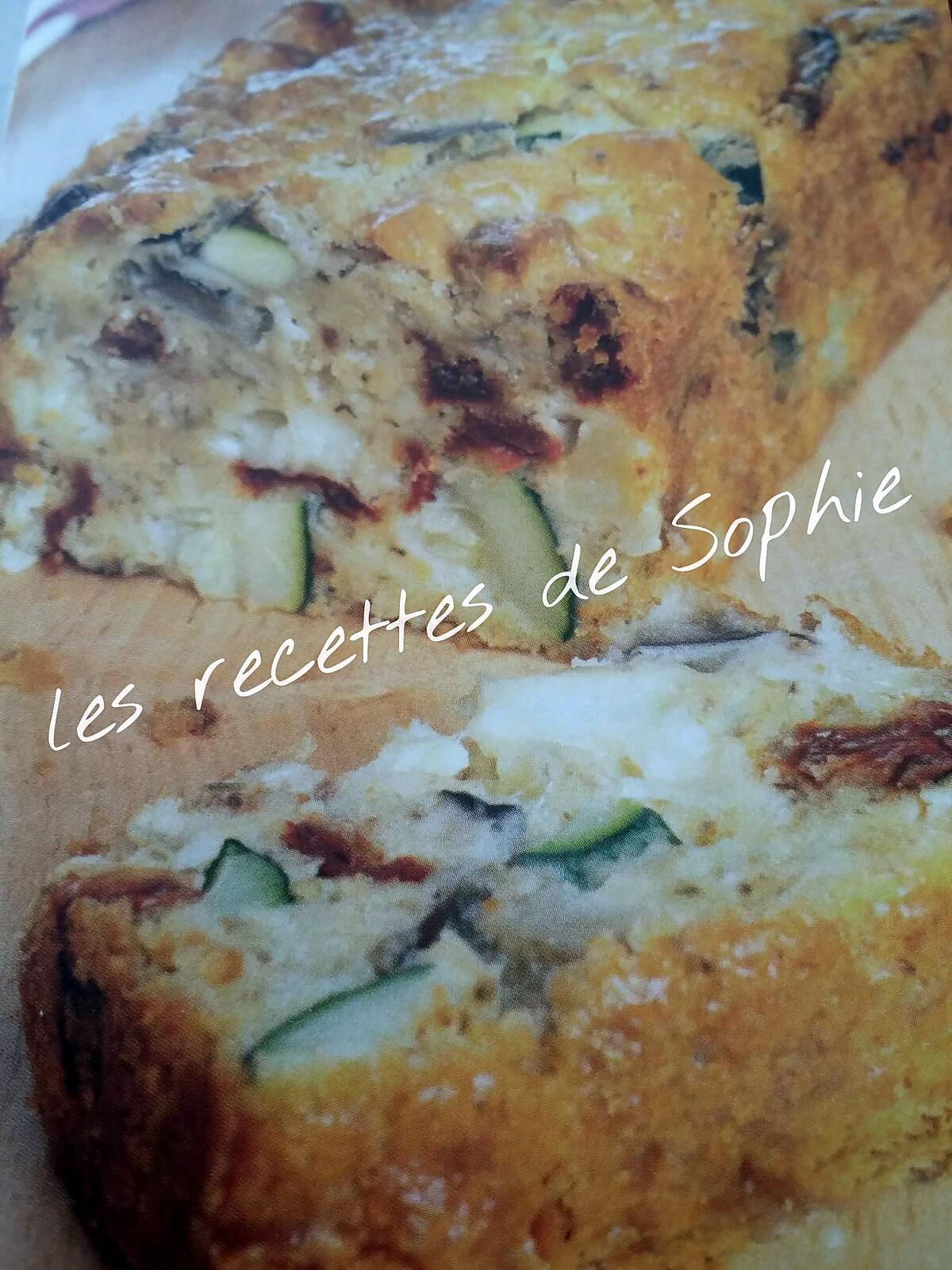 recette cake au légumes du soleil et mozzarella