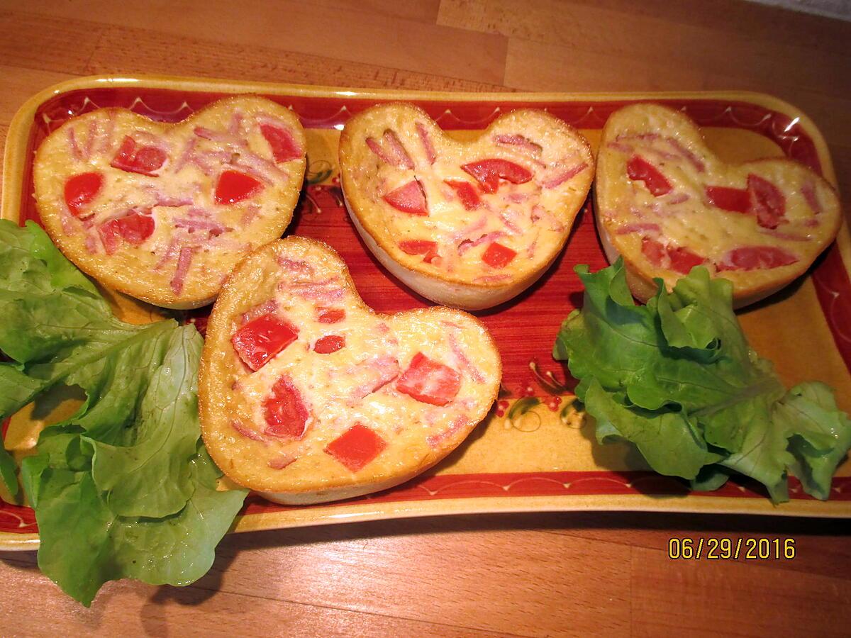 recette clafoutis aux jambon tomates sans gluten