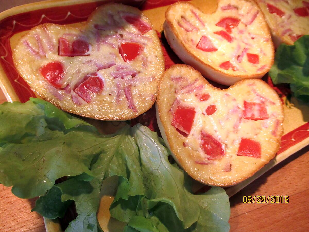 recette clafoutis aux jambon tomates sans gluten