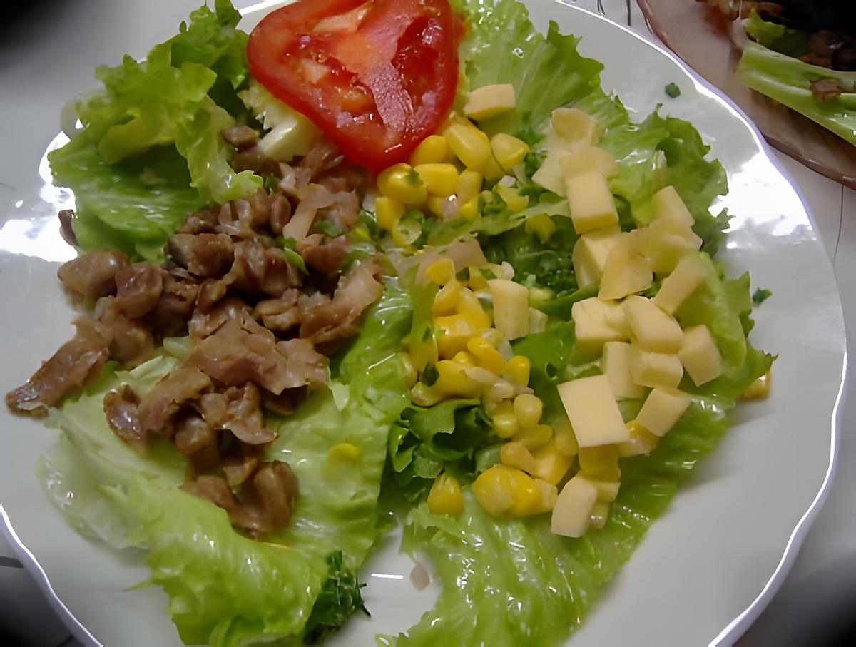 recette salade de gésiers