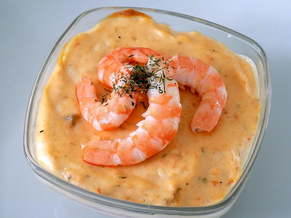 recette Terrine de saumon et crevettes (compatible dukan)