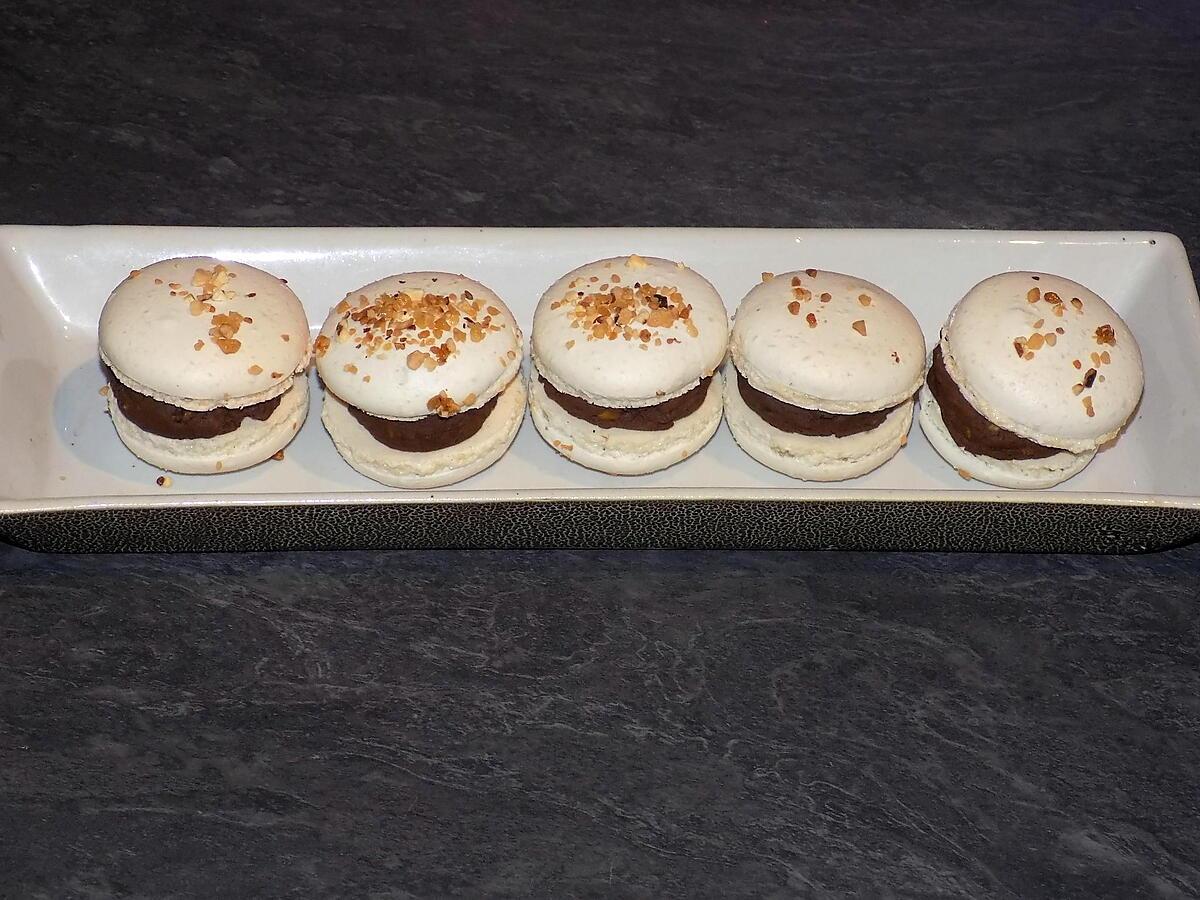 recette Macarons façon "rochers suchard"