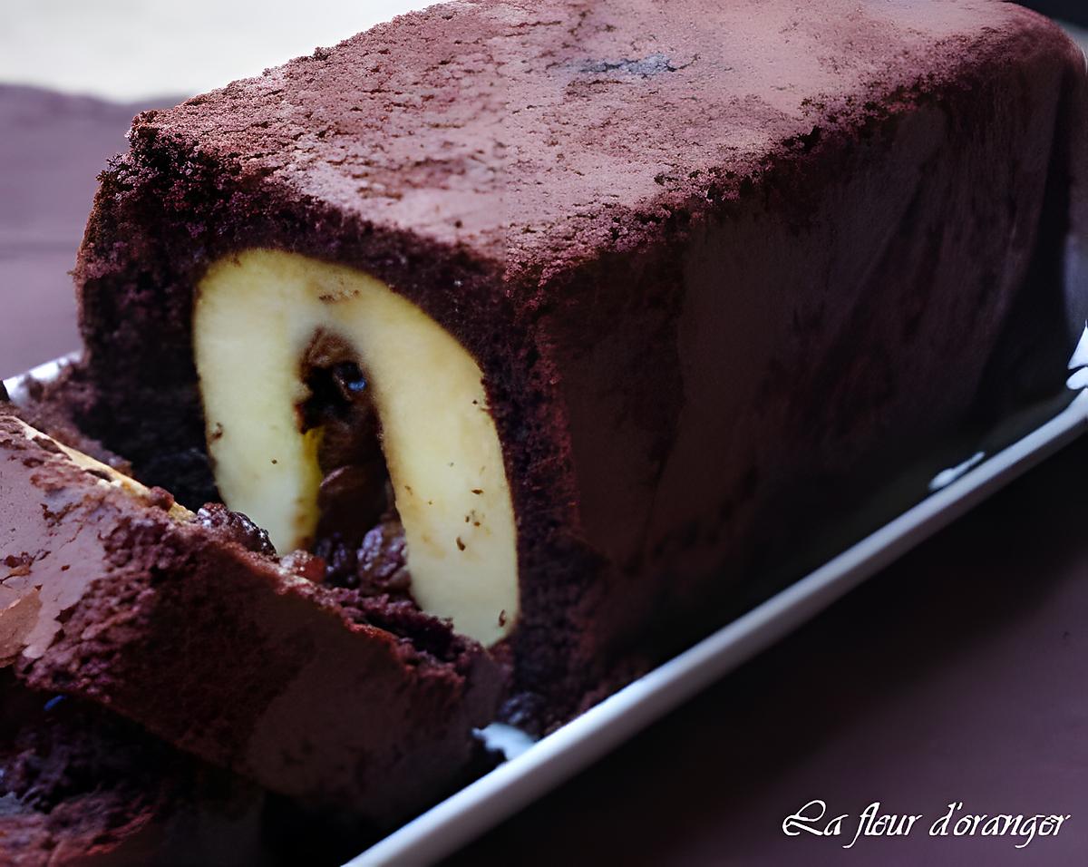 recette Cake pomme choco