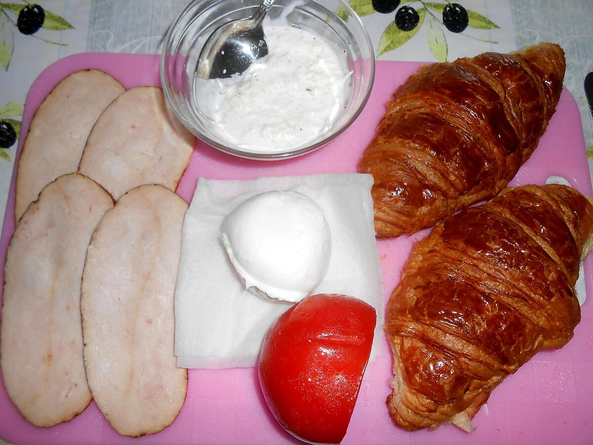 recette CROISSANTS FARCIS