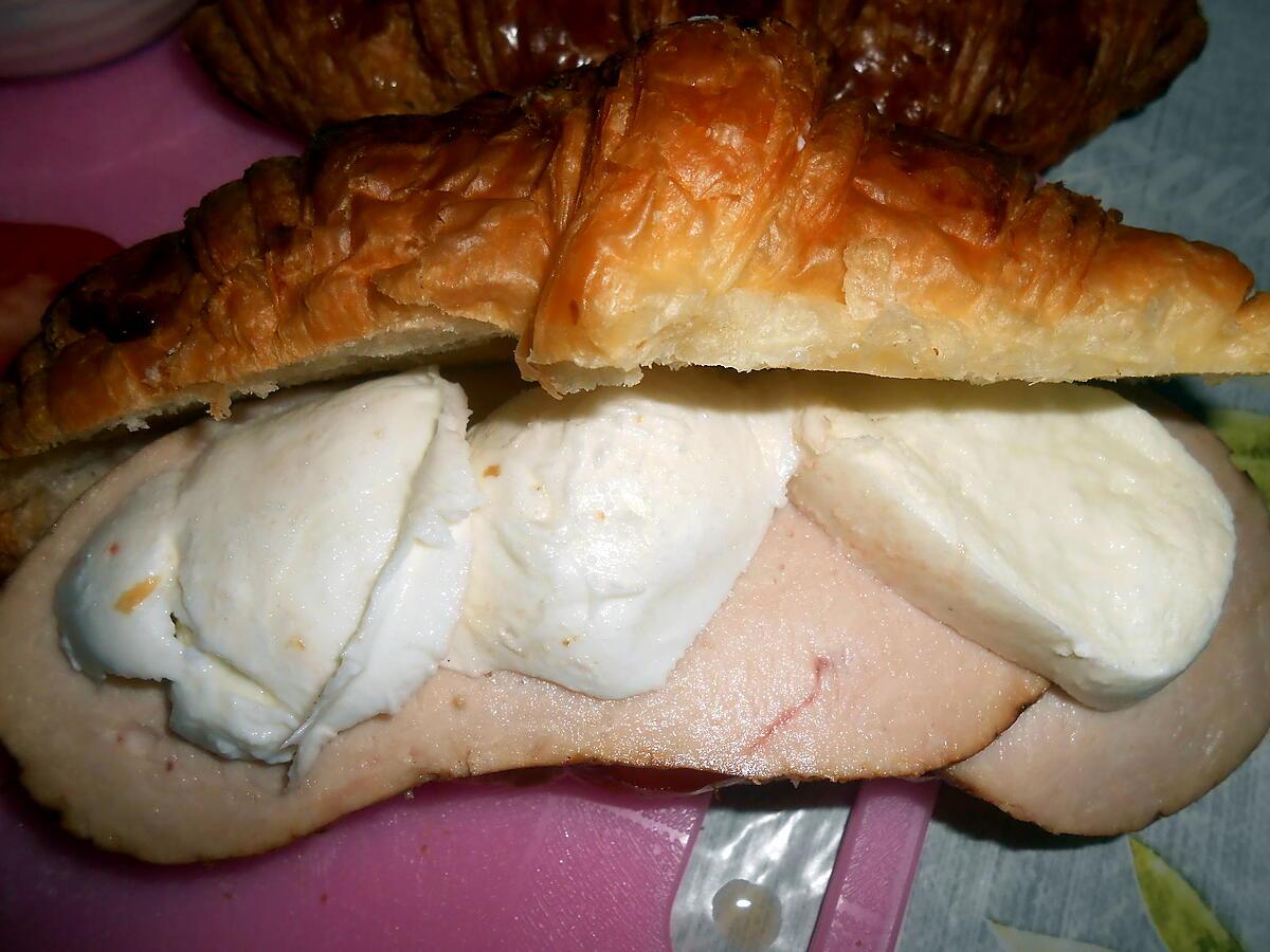 recette CROISSANTS FARCIS