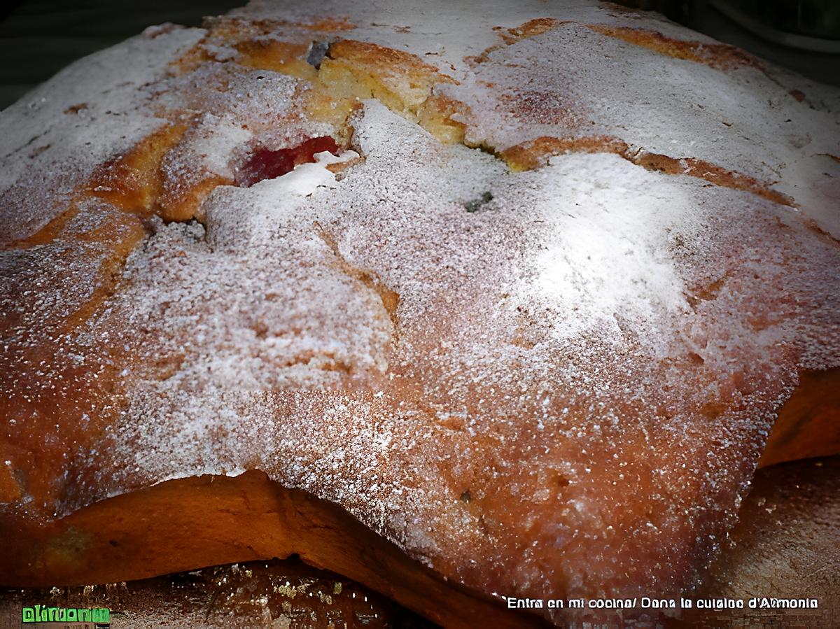 recette GATEAU AUX FRUITS CONFITS